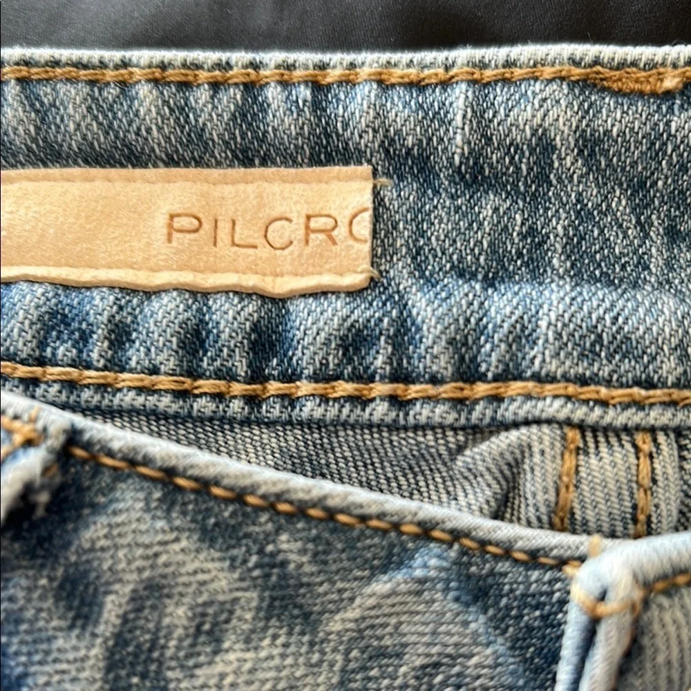 Anthropologie Pilcro High Rise Trouser Boot Leg Jeans size 27 - Picture 7 of 11